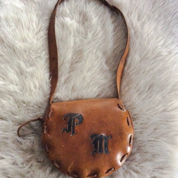 SALE🌺 Vintage Hippie Boho Leather Hand Tooled Bag - Picture 8 of 8
